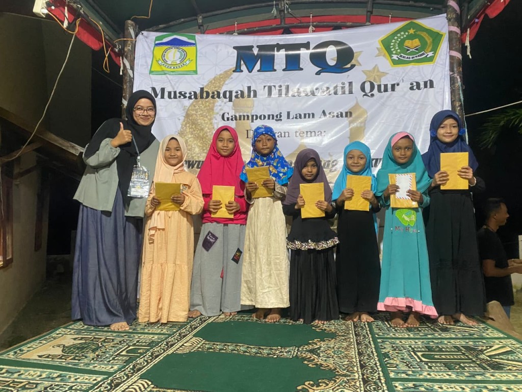 Gampong Lam Asan Menyelenggarakan MTQ Putri