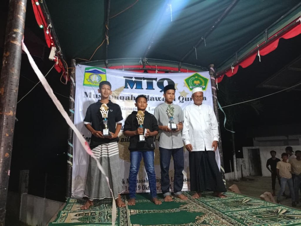 Gampong Lam Asan Menyelenggarakan MTQ Putra